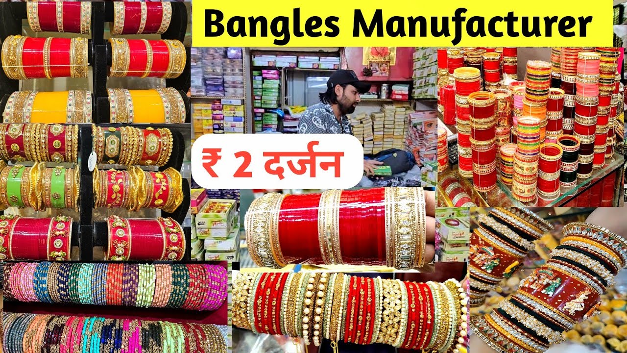 फैन्सी बैंगल्स,Bangles Wholesale Market | Fancy Bangles In Delhi Sadar Bazar, Bangles Designs