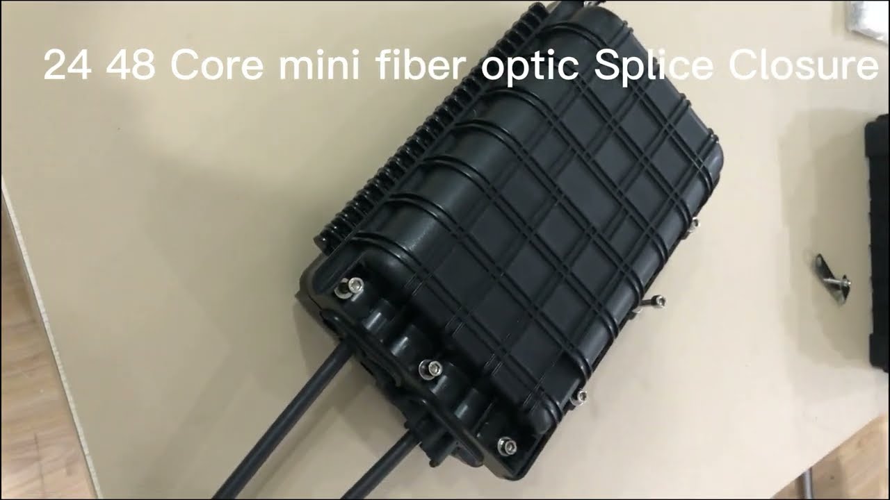 24 48 Core IP68 mini fiber optic Splice Closure for underground