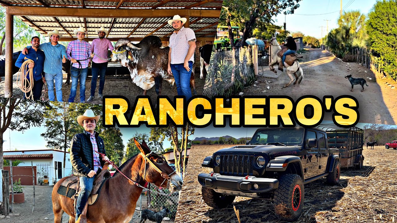 VISITE A MI AMIGO RANCHERO 95 A SU RANCHO, ORDEÑARON Y MONTAMOS MULAS.