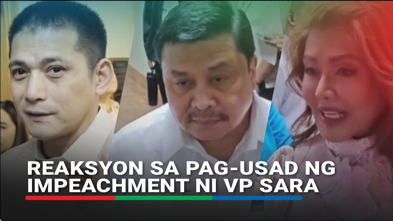 What Robin, Imee, Alan, Jinggoy said on VP Sara impeachment | ABS-CBN News