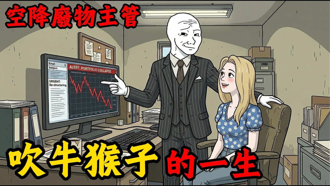 吹牛猴子的一生【完整版】｜wojak｜空降主管｜職場｜演完再說