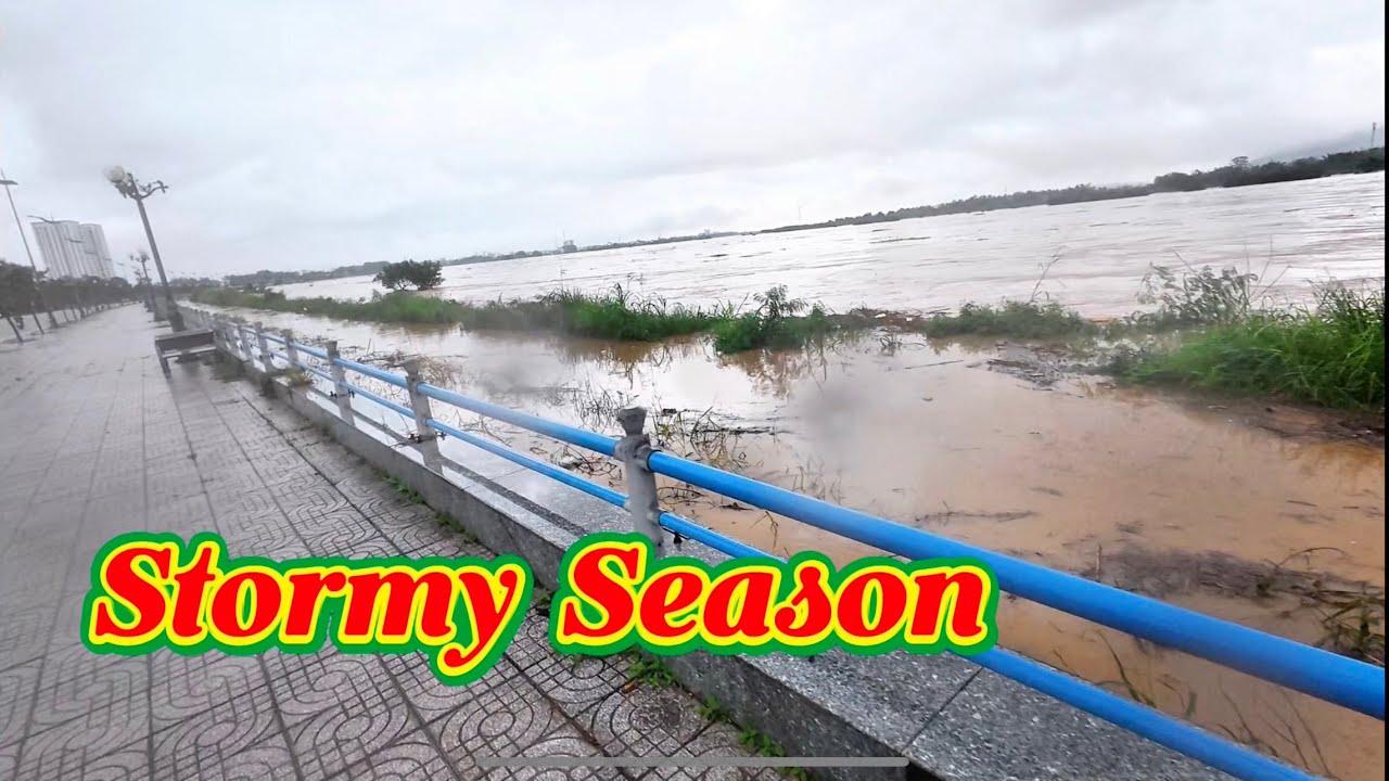 Motorbike Ride Along Tra Khuc River | Rainy Season in Quang Ngai, Vietnam