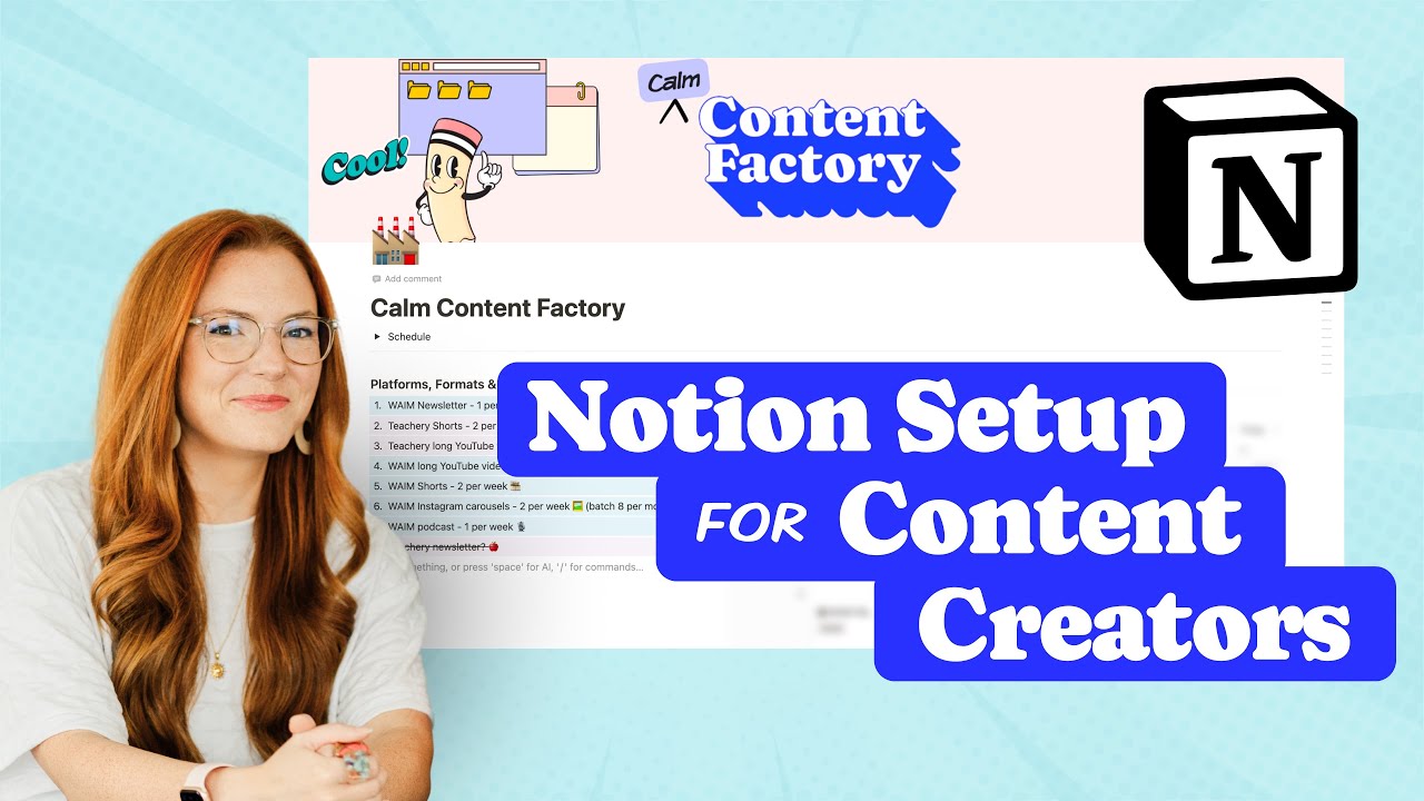 Content Calendar Notion Tour: Plan multiple platforms in one page