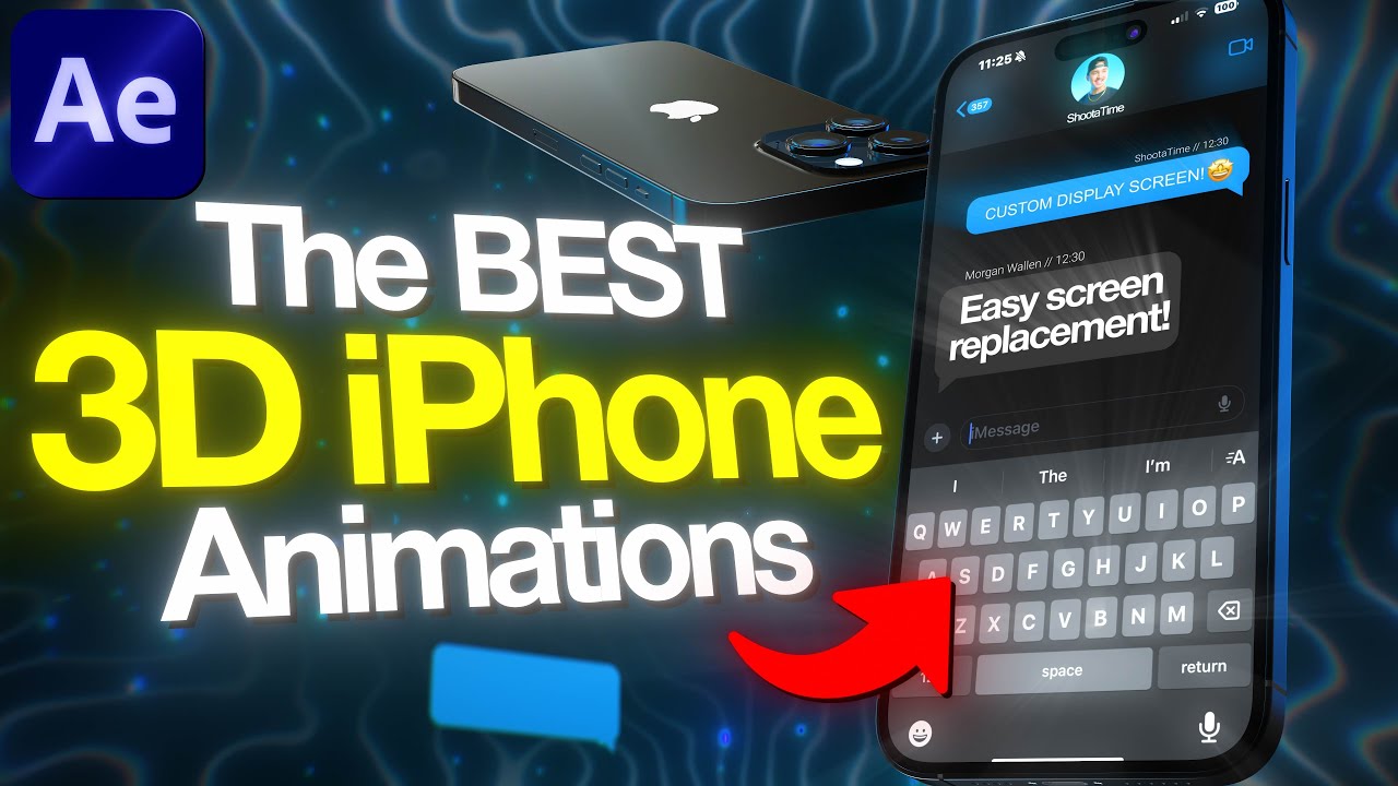 Как СОЗДАТЬ ЛУЧШИЕ 3D-анимации для iPhone (After Effects)