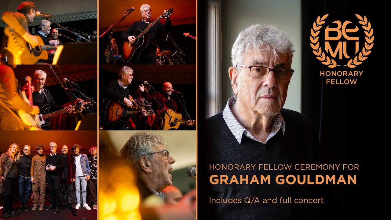 BEMU Honorary Fellow ceremony 2023: GRAHAM GOULDMAN (10cc) (including Q&A and concert)
