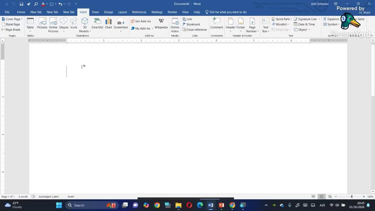 Word 2019(Home,İnsert)