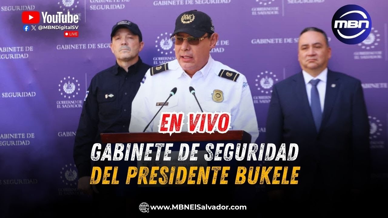 #EnVivo Gabinete del Presidente Nayib Bukele Brinda Conferencia de ÚLTIMA HORA