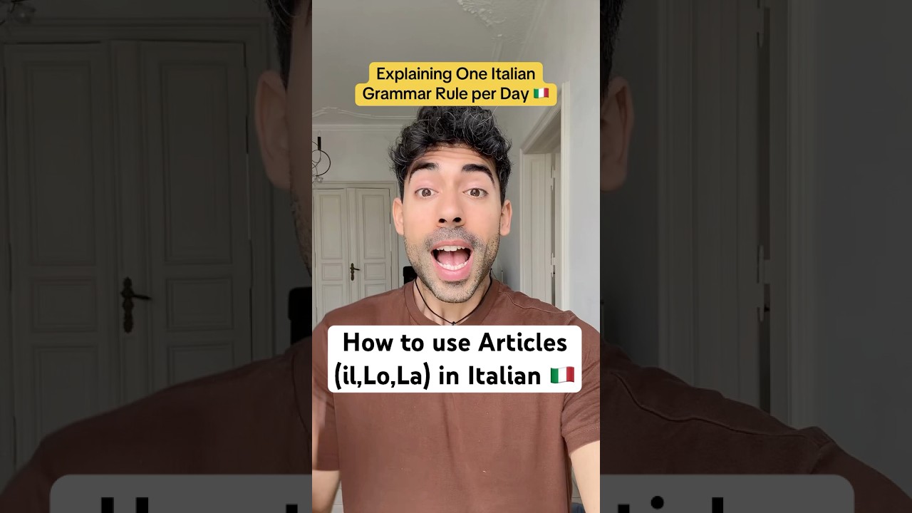 How To Use Articles in Italian - Full Guide 🇮🇹 #italiano #italian #learnitalian
