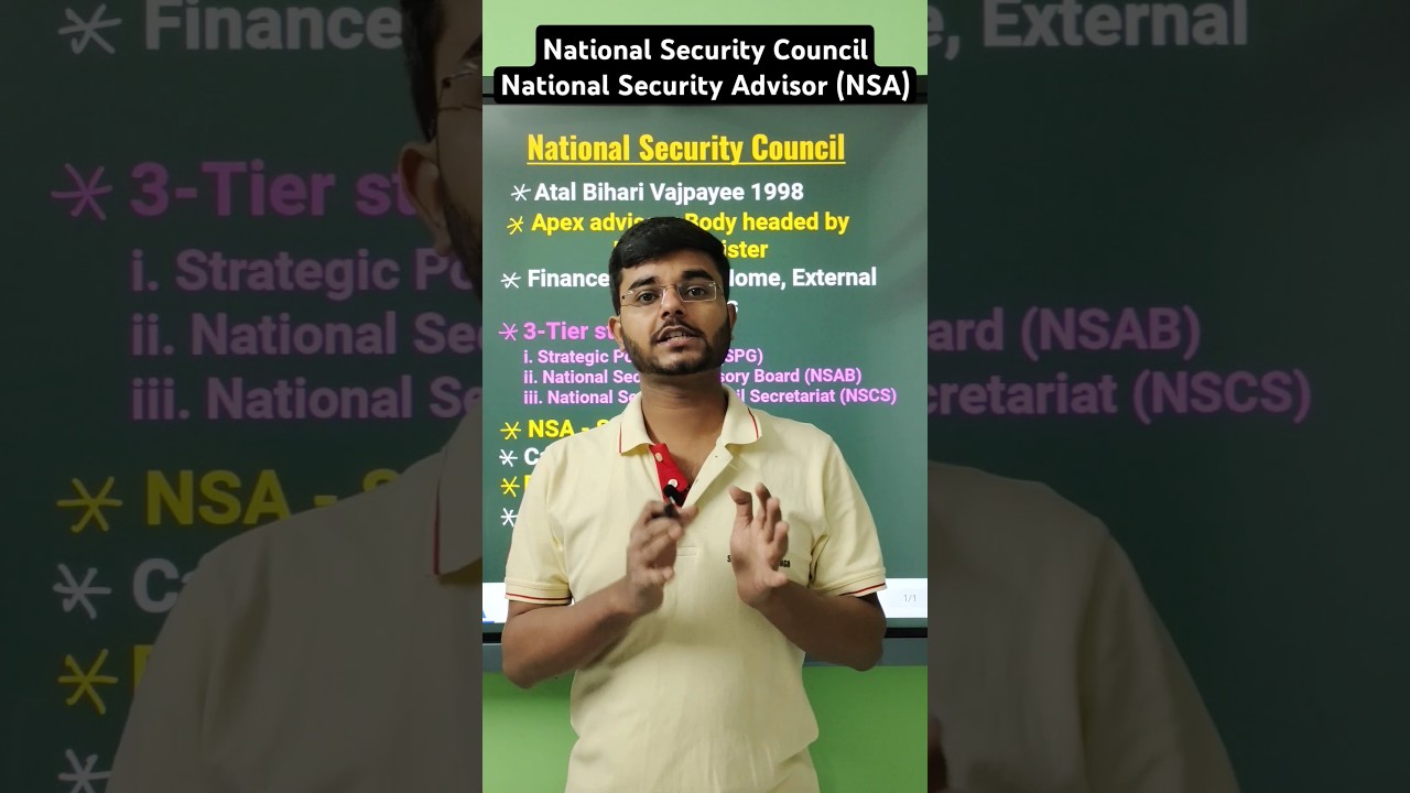 National Security Council | National Security Advisor NSA | राष्ट्रीय सुरक्षा सलाहकार