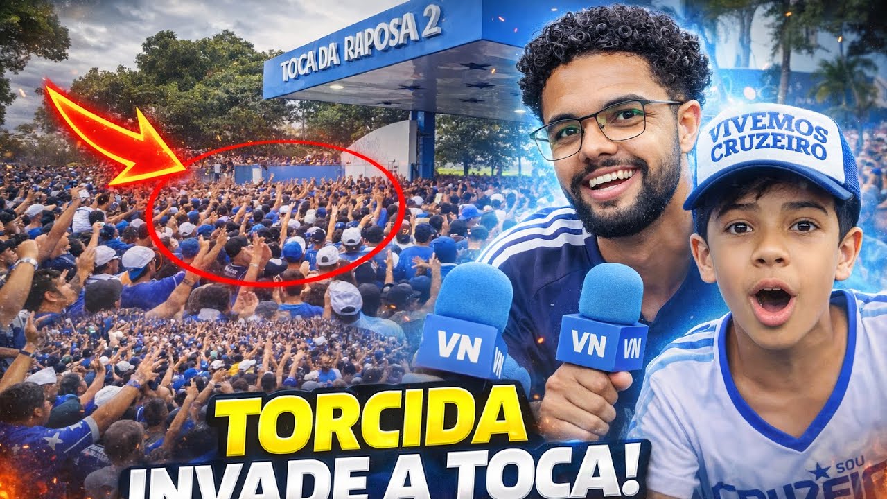 Torcida do Cruzeiro na toca da raposa AO VIVO