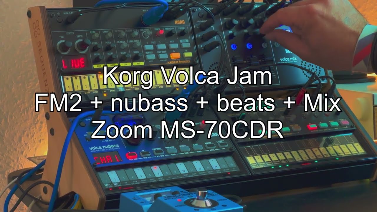 Korg Volca Jam #2 - FM2 + nubass + Beats + Mix