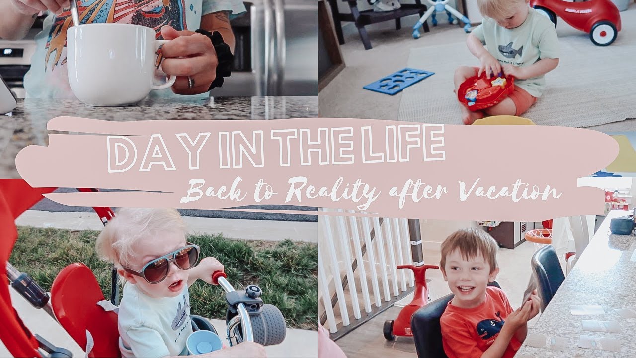 DAY IN THE LIFE OF A PREGNANT MOM OF TWO // BACK TO REALITY AFTER VACATION