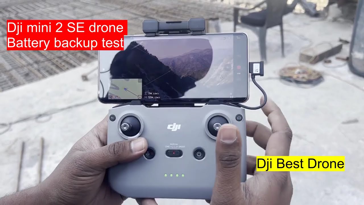 Dji mini 2 se Battery Backup test