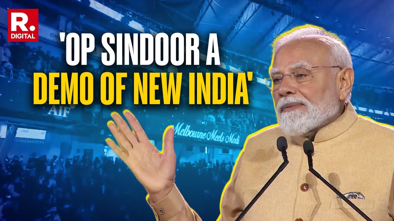 PM Modi Cites &lsquo;Operation Sindoor&rsquo; As Proof Of New India&rsquo;s Defence Power In Melbourne