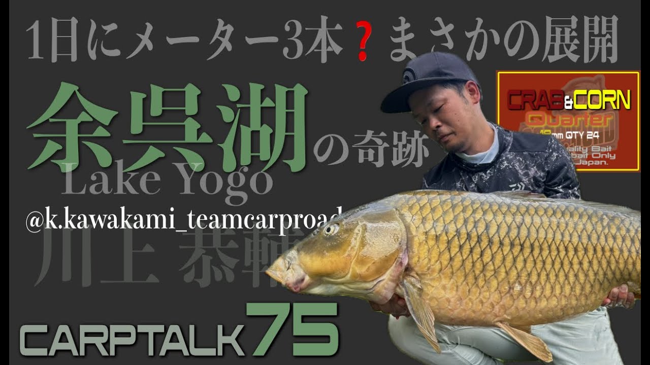 Carp Talk vol.75「1日にメーター3本⁉️余呉湖の軌跡」　[カープロード] [カープフィッシング] [鯉釣り]