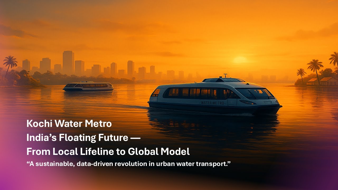 From Data to Decisions: The Kochi Water Metro Story | India&rsquo;s Floating Future