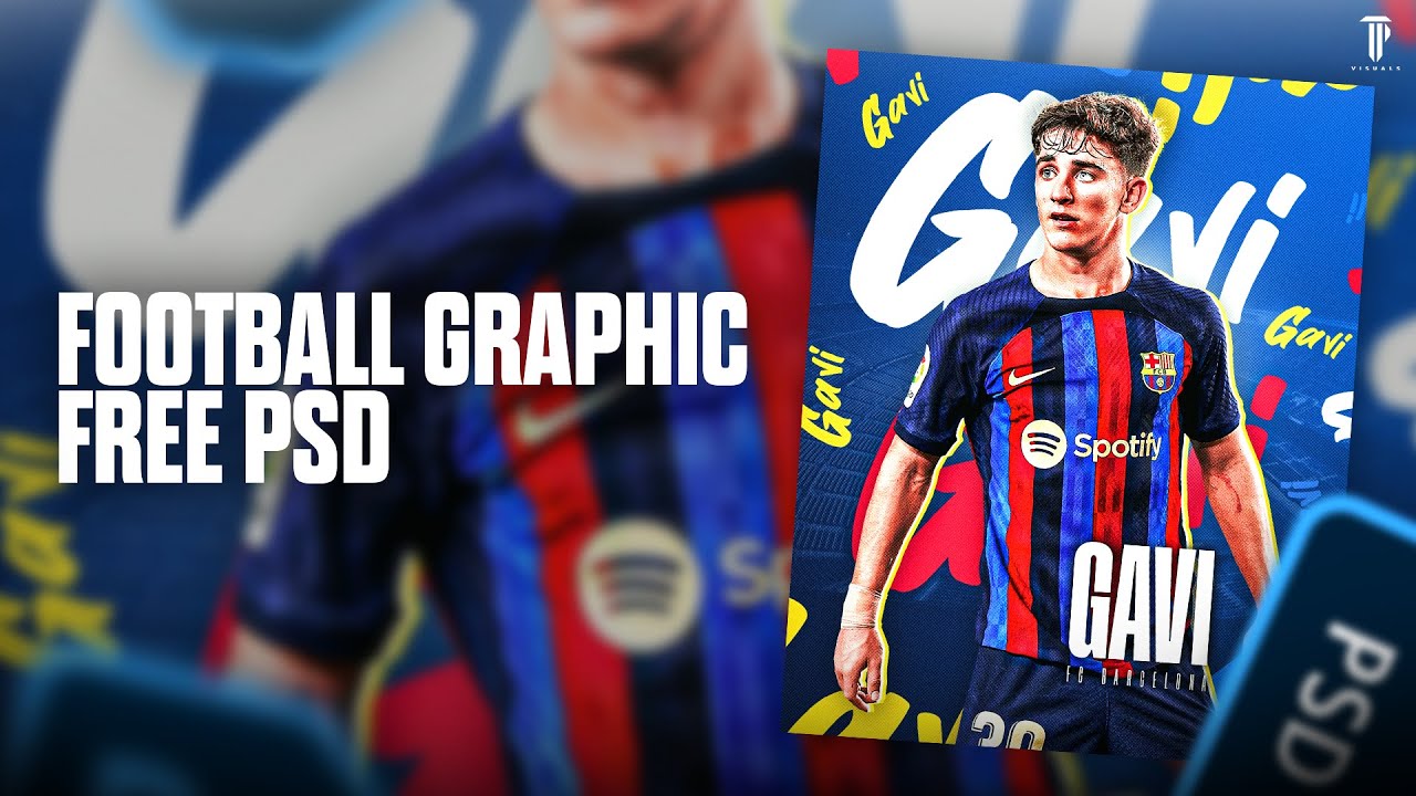 FREE PSD | HOW TO MAKE AN ABSTRACT FOOTBALL POSTER | PHOTOSHOP TUTORIAL