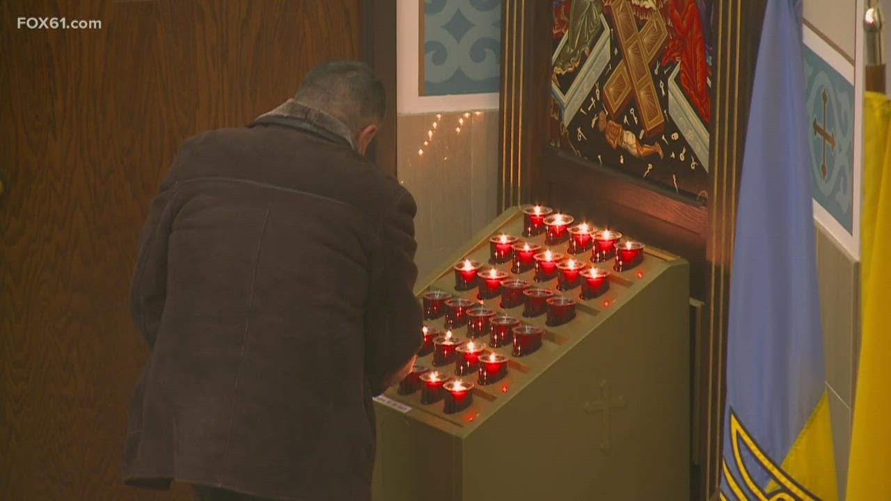 Ukrainian Catholic Churches hold prayer service in the wake of Russia's attack