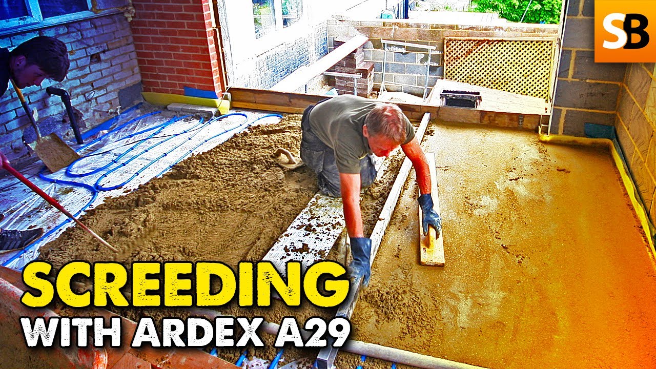 Building an Extension #9 - Ardex Rapid Dry Screed