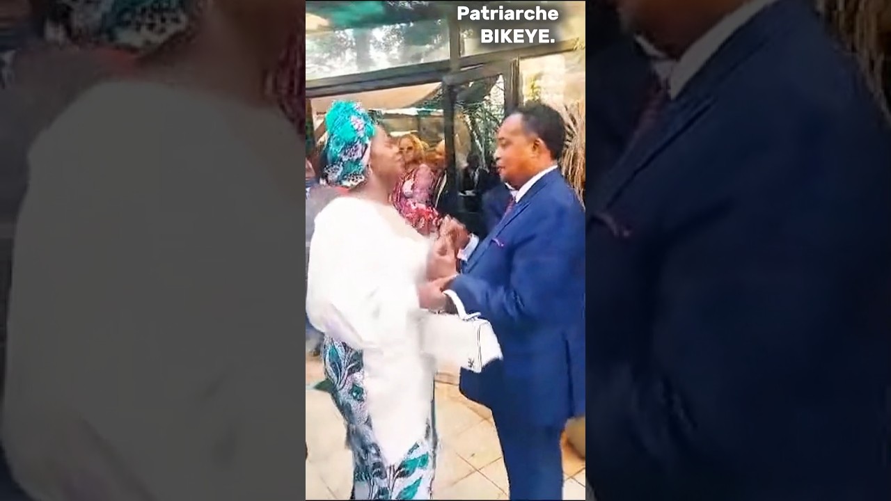le pr&eacute;sident Congolais danse avec sa fille 🥰😍 #denissassounguesso #congo #brazzaville #sassounguesso