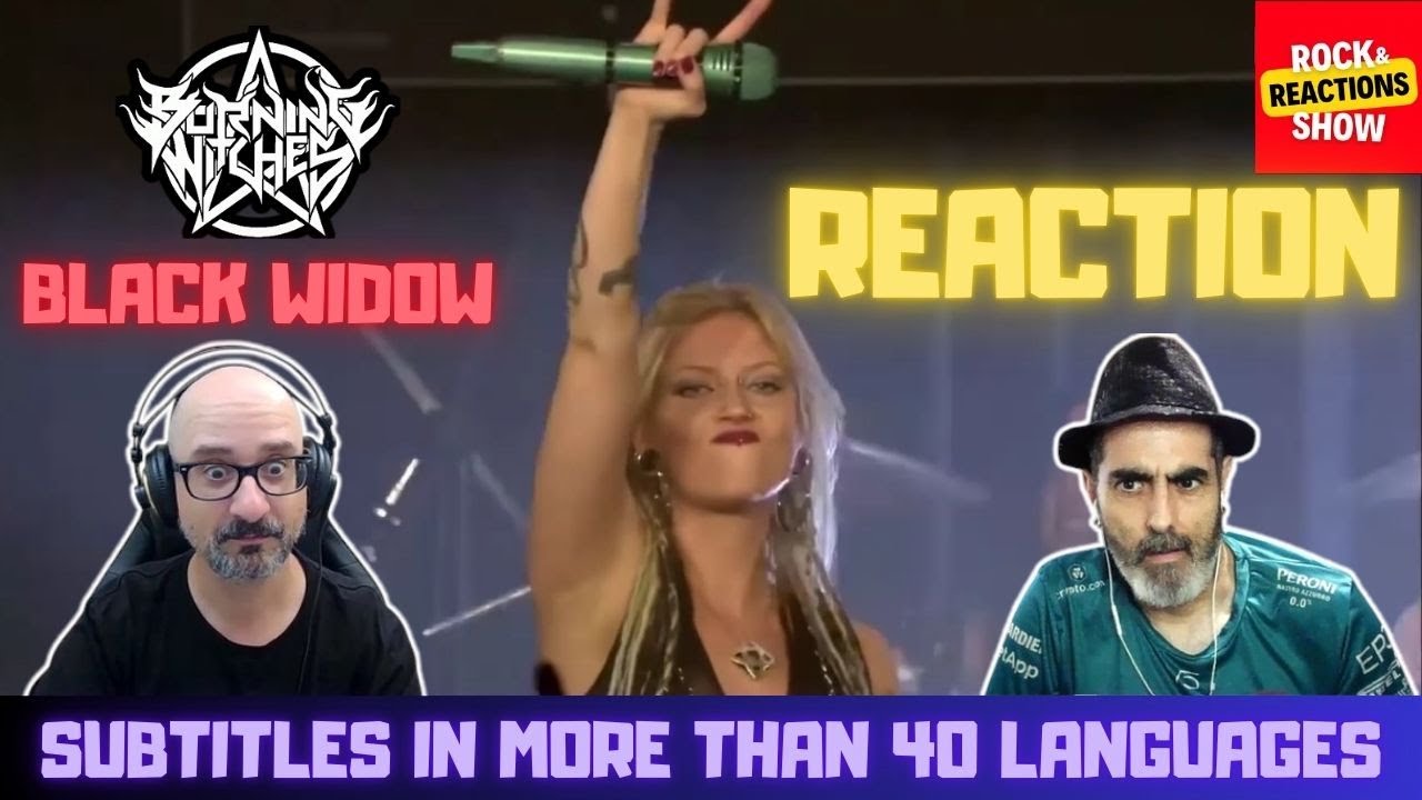 BURNING WITCHES Reaction - Black Widow | React | Reacción |  反応 | Rock and Reactions