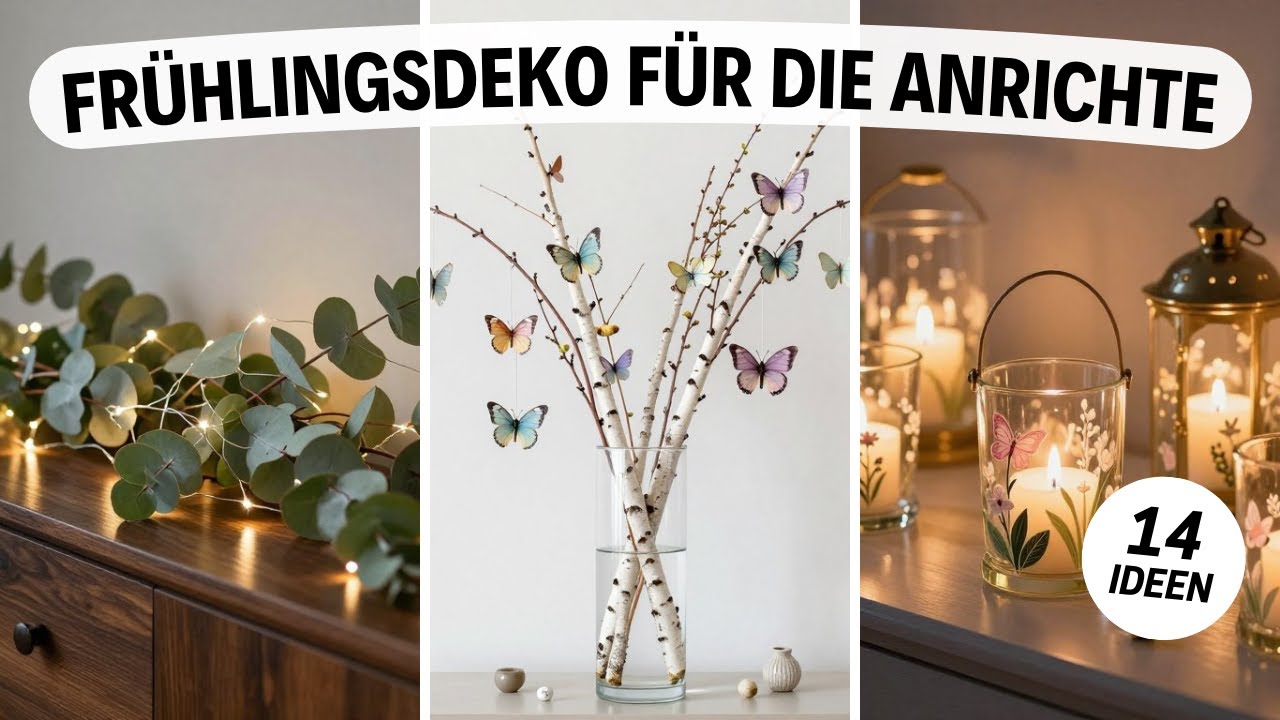 Frühling auf der Anrichte: 14 Ideen, die dein Zuhause aufblühen lassen