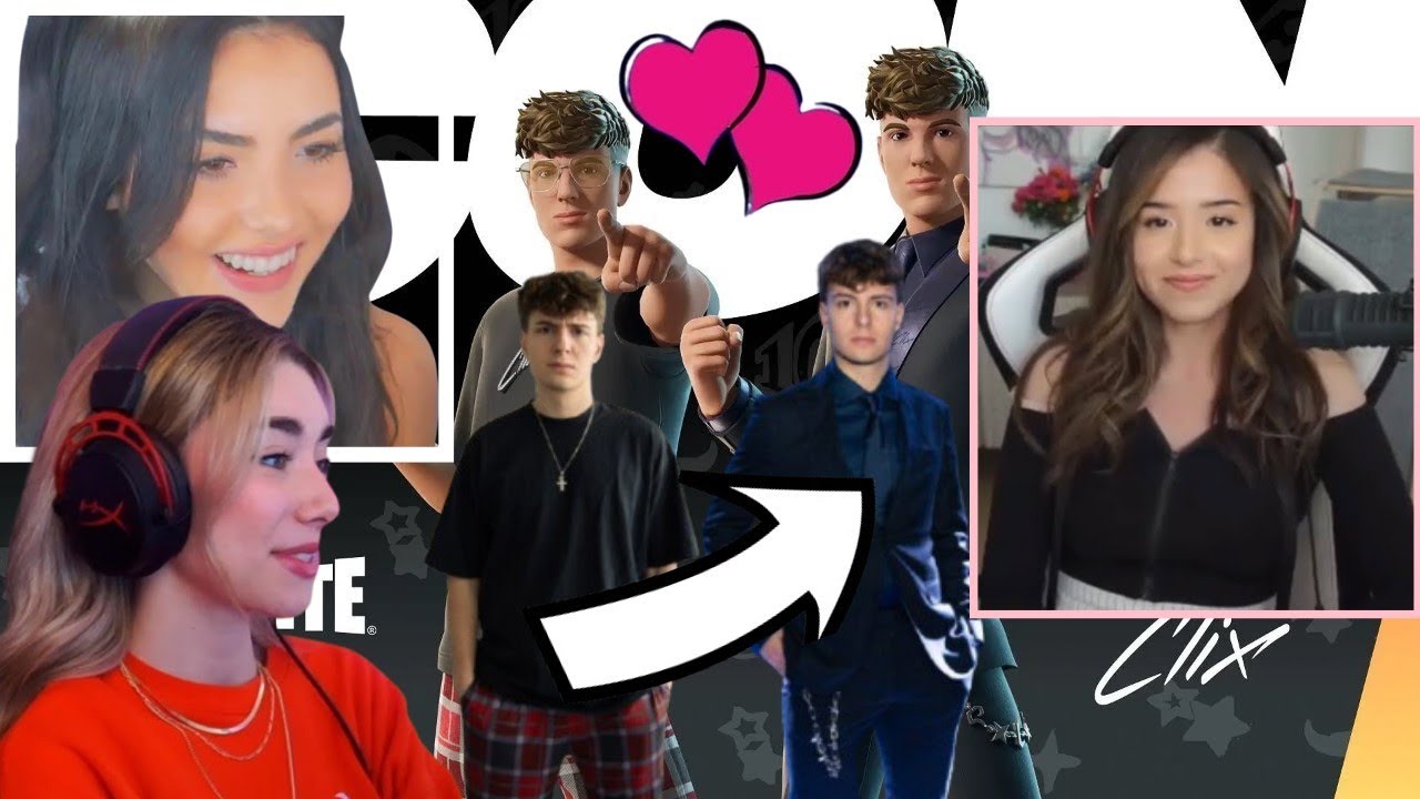 FEMALE STREAMERS REACT to CLIX ICON SKIN!