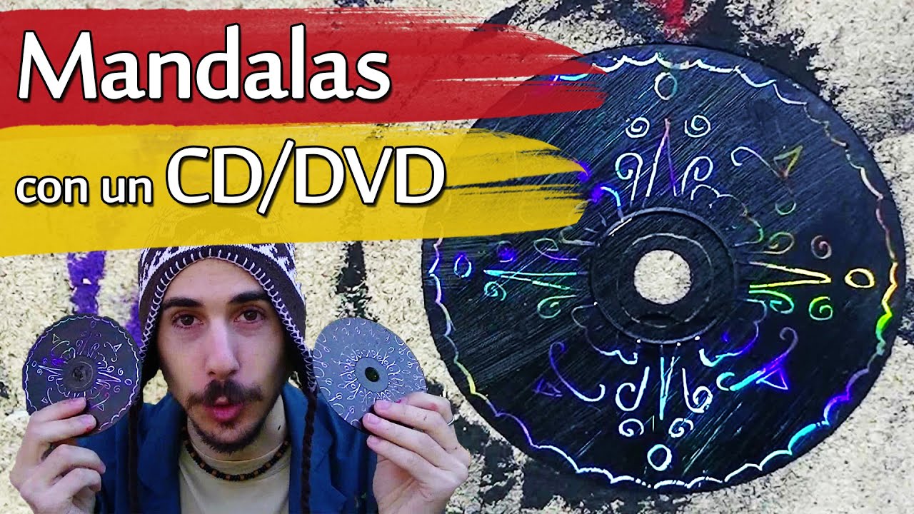 Cómo hacer Mandalas con un CD/DVD | Arte Track