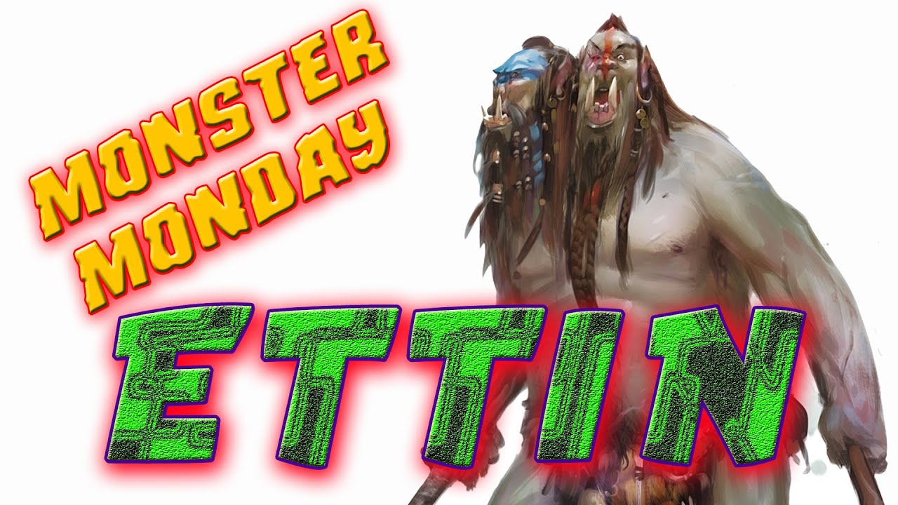 Monster Monday: Ettin - D&D, Dungeons & Dragons monsters