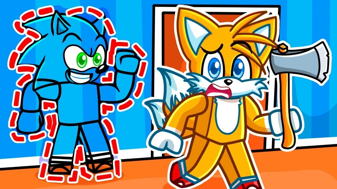 SONIC doit se CACHER de SES AMIS sur ROBLOX !