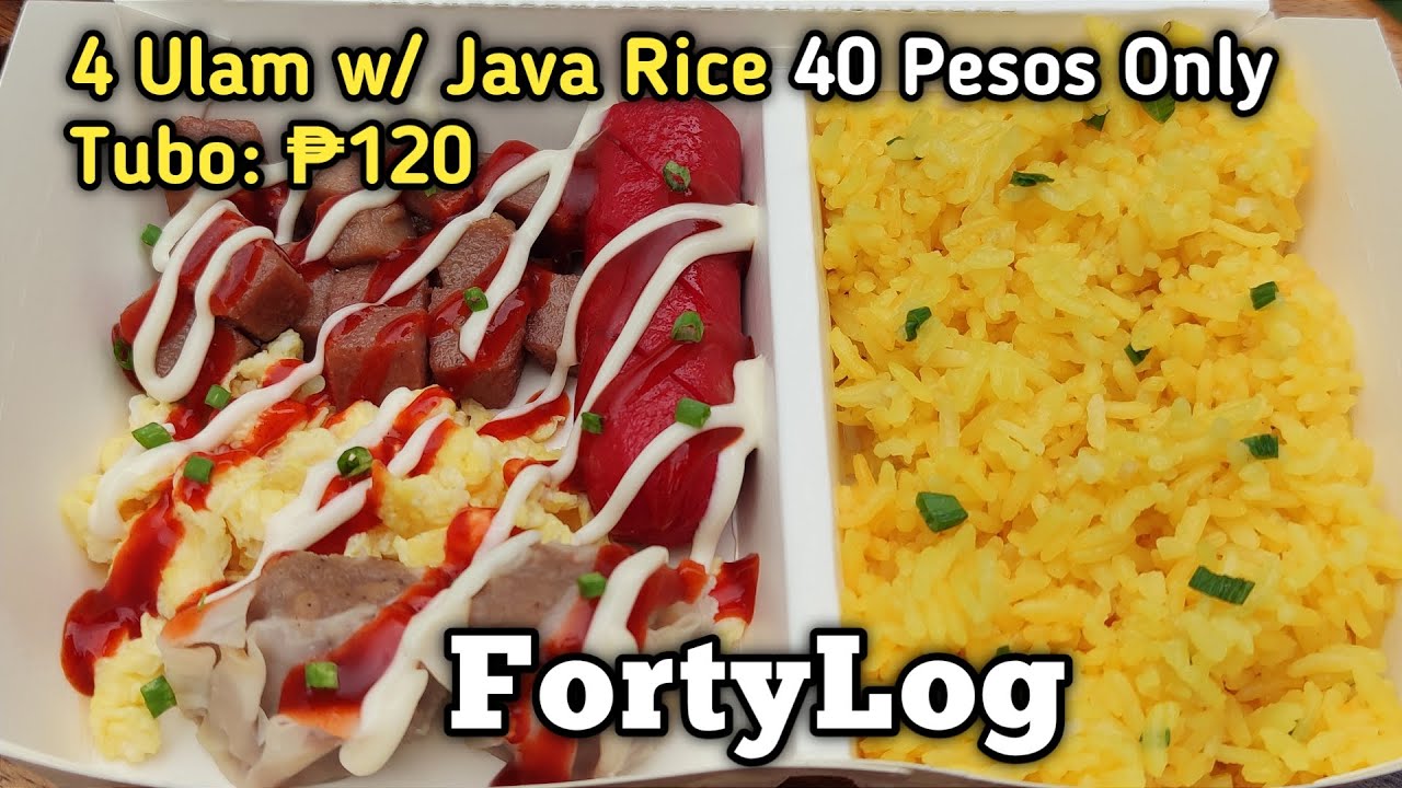 40 Pesos Rice In A Box Negosyo Recipe | FortyLog