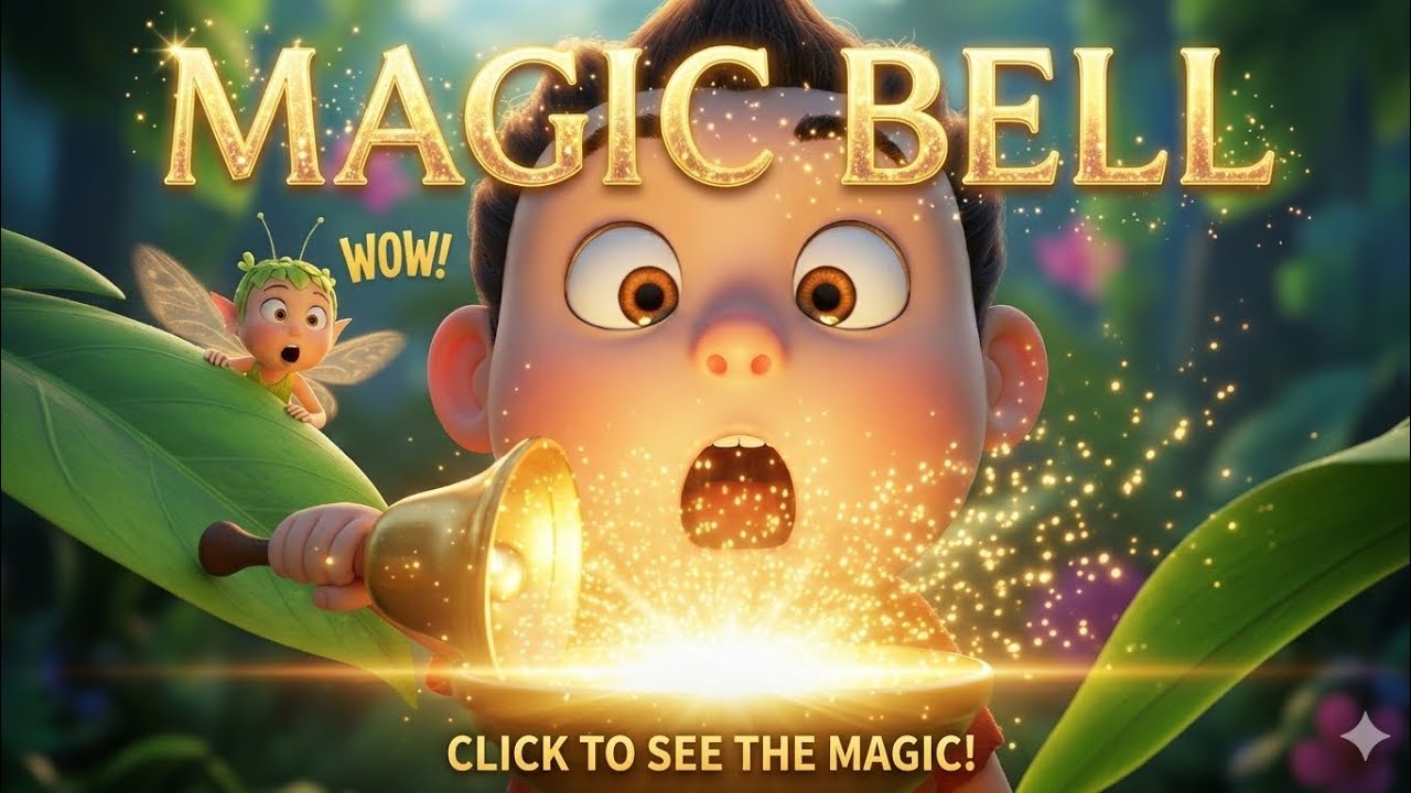 The Magic Bell Story 🔔✨ | Chiku’s Amazing Adventure #cartoon #viral 