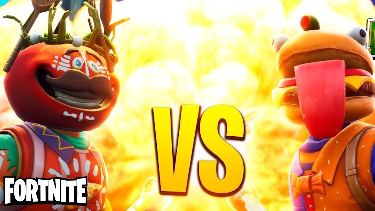 Epic FOOD FIGHT in Fortnite