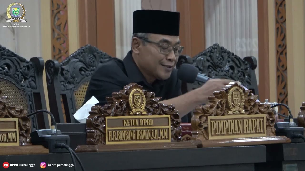 Penyampaian Raperda Tentang Pertanggungjawaban Pelaksanaan APBD tahun anggaran 2022