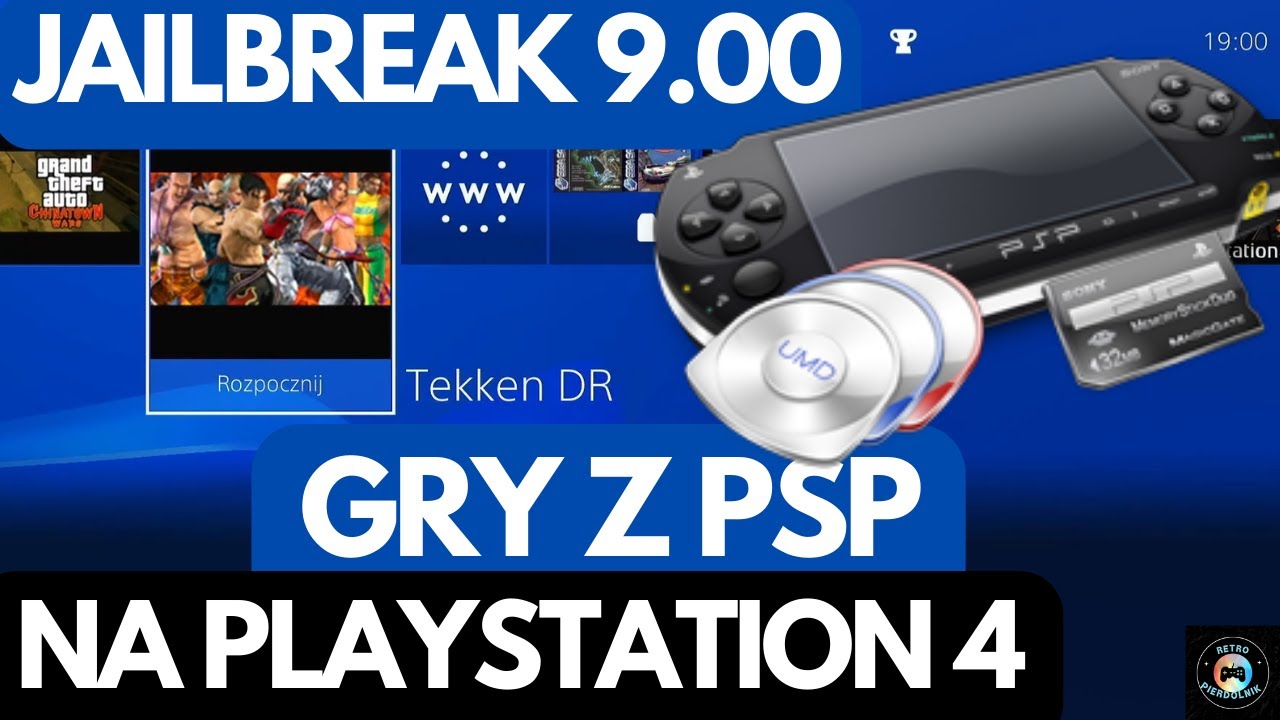 Gry z PlayStation Portable na PlayStation 4 z Jailbreak 9.00! PSP FPKG