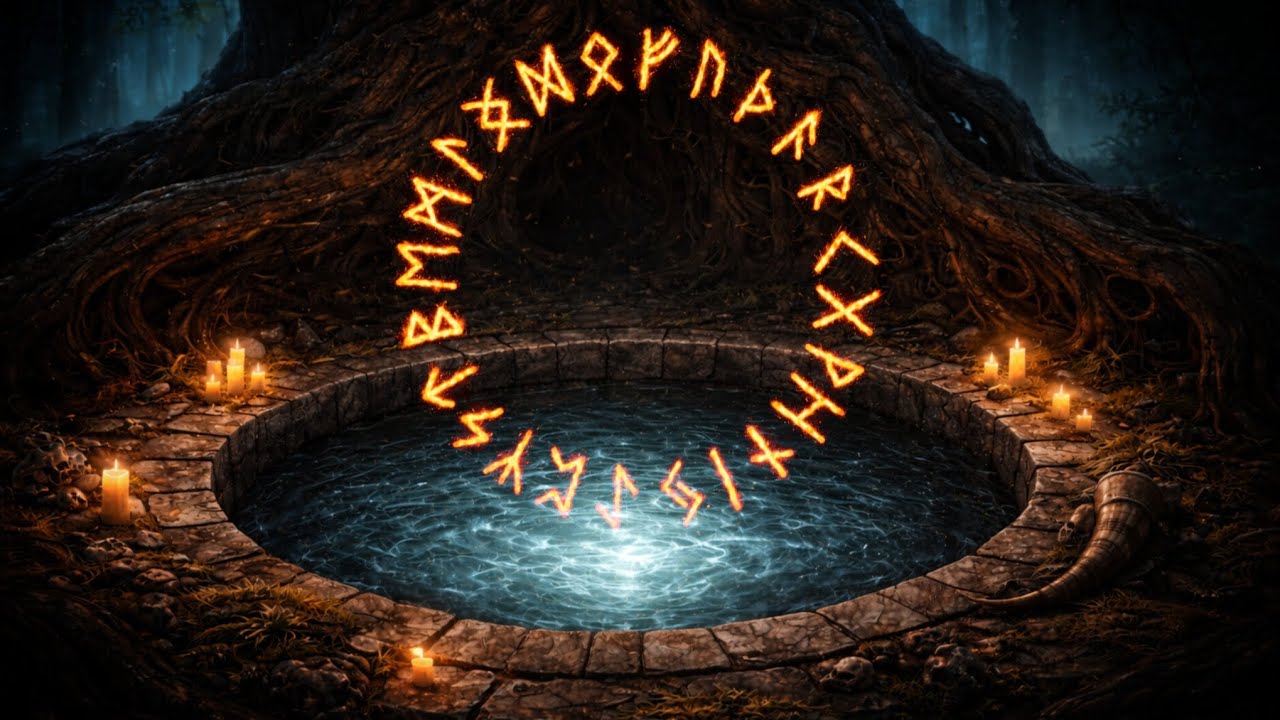 RUNES - English + Old Norse (Lyrics Video) 