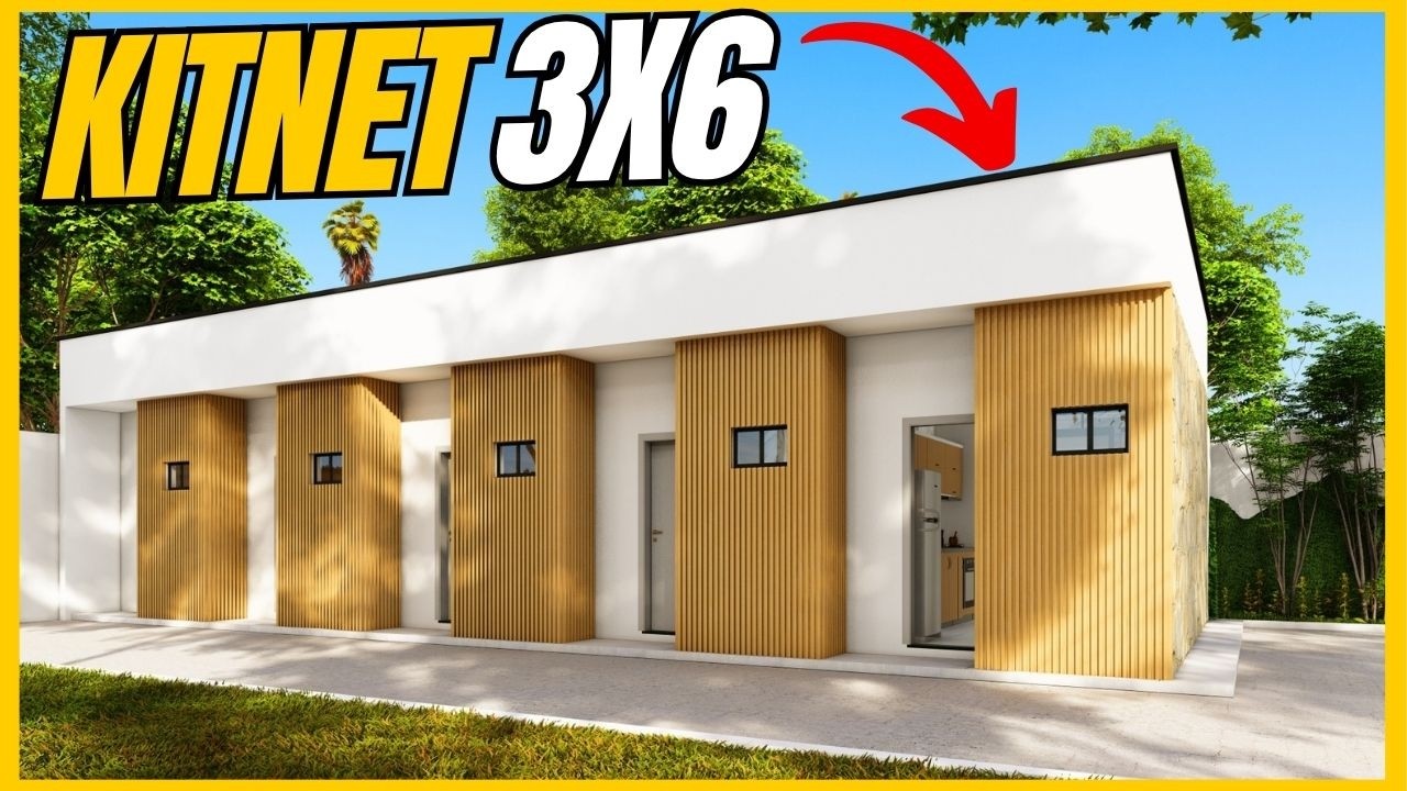 Um KITNET 3x6 com estacionamento é a opção PERFEITA para a vida na cidade