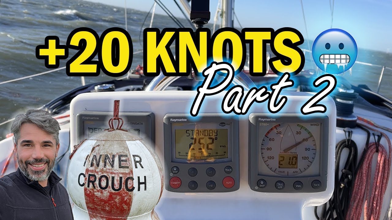 Windy sail to Burnham-on-Crouch & motor back to Tollesbury the 1st overnight trip on our new boat