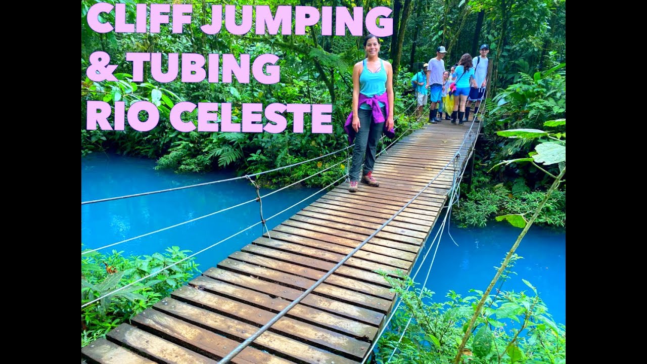 CLIFF JUMPING & TUBING RIO CELESTE IN COSTA RICA