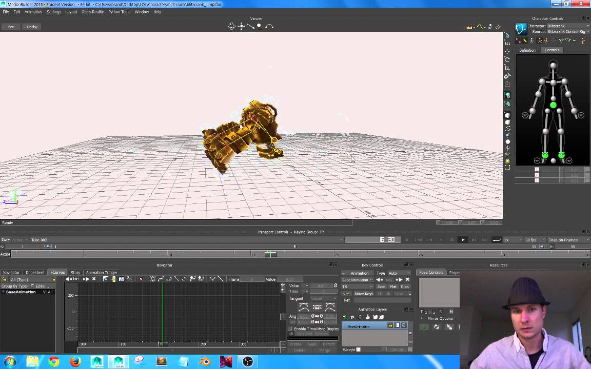 BLITZCRANK animation demo - getting close! (Part 1)