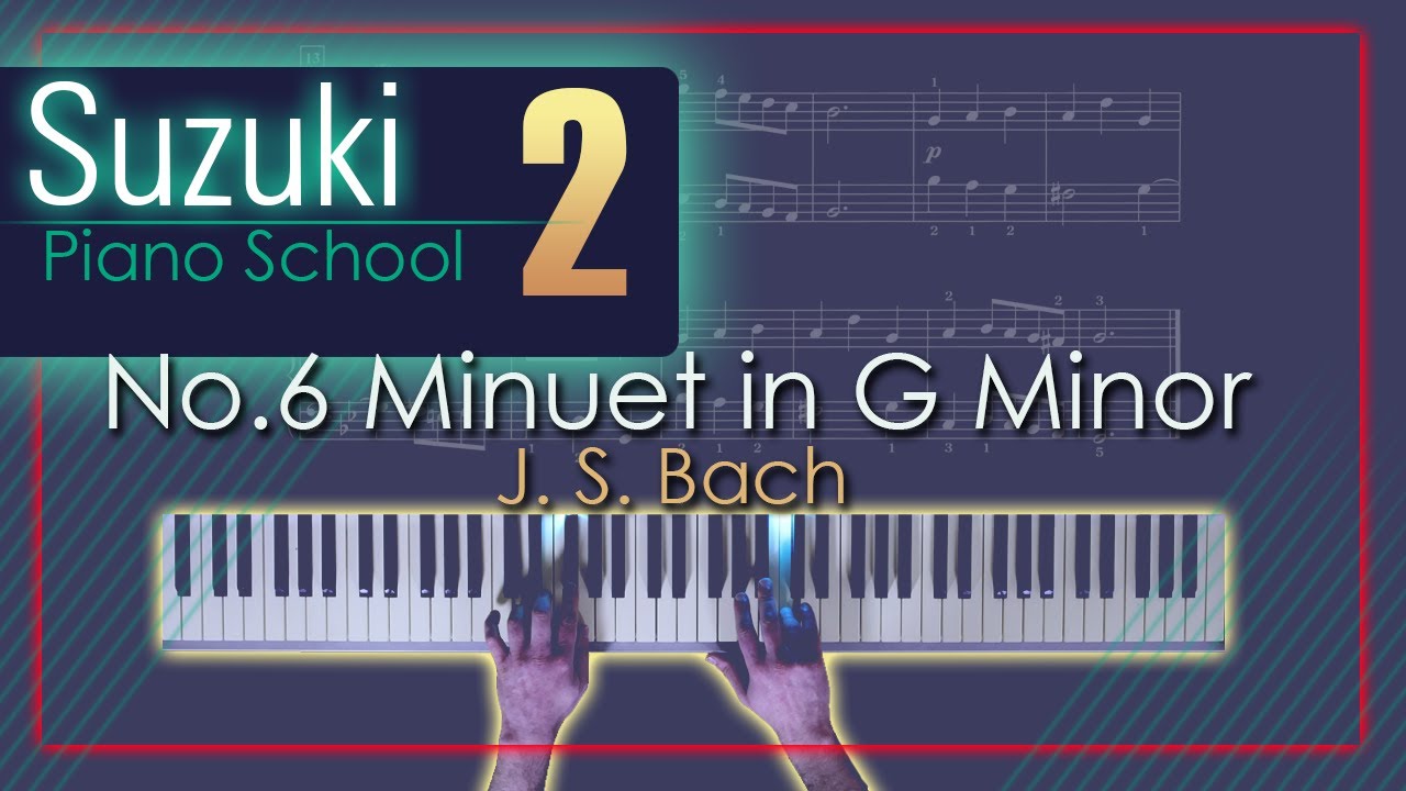 Minuet 3 , from the 'Notebook for Anna Magdalena Bach' C  Petzold, Suzuki Piano Book 2 Tutorial