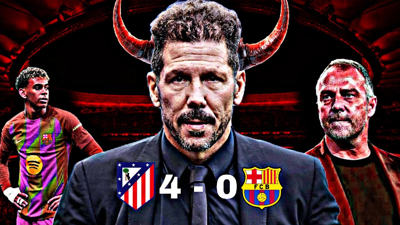 جن جنون سيميوني🤯‼️🚨/ برشلونة ضد اتلتيكو مدريد 