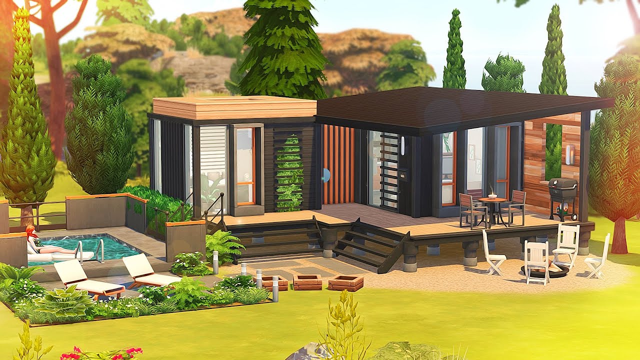 LAWYER'S TINY HOUSE 💼 | The Sims 4 Speed Build