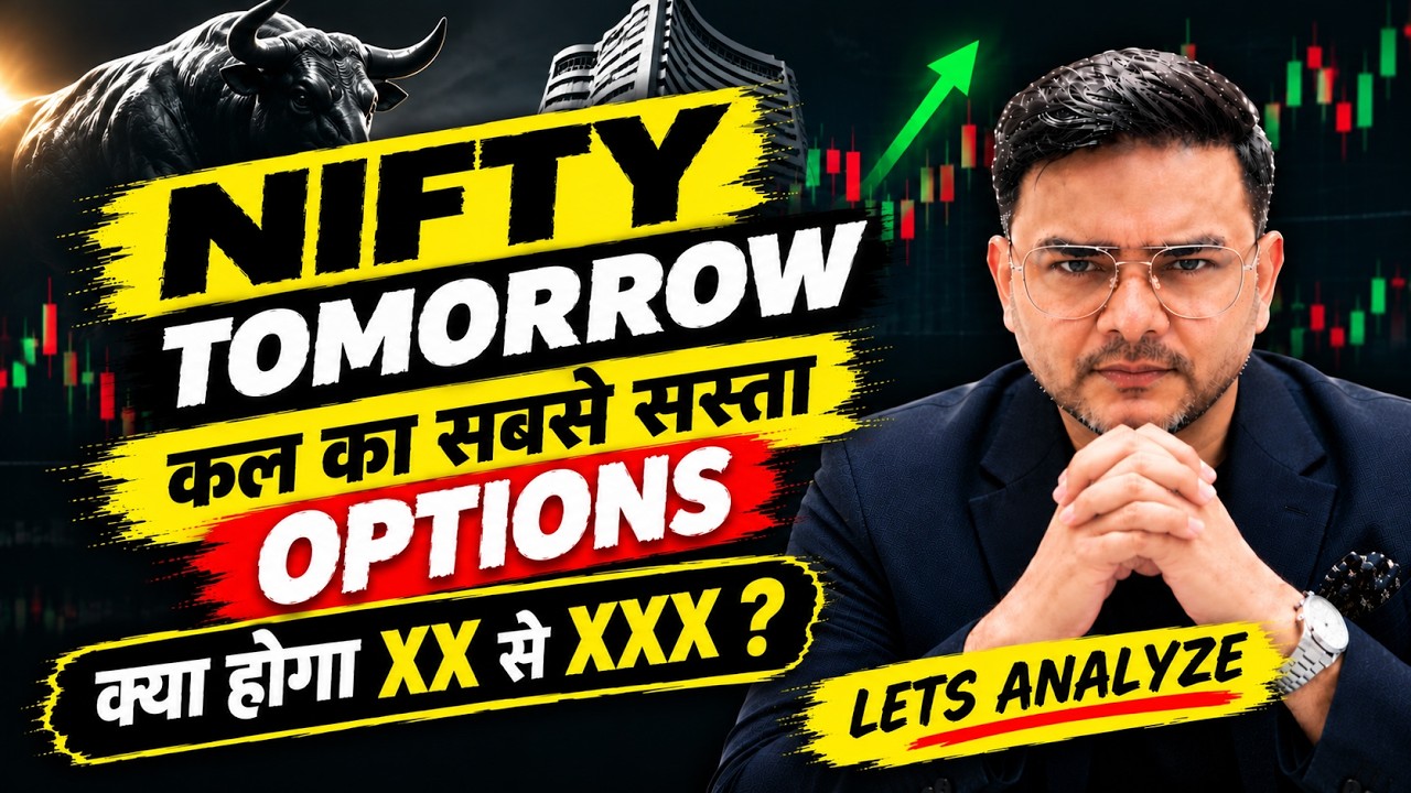 Saste Options | Nifty Prediction & Sensex Analysis for Tomorrow & market news | 23rd October 2026 📈🚀