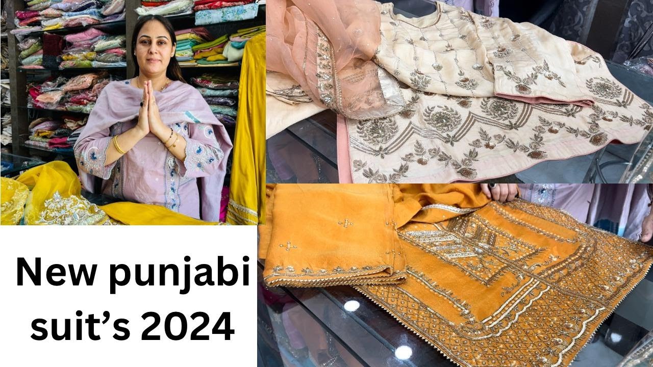 New punjabi suit's 2024.Trendy Boutique Suit's