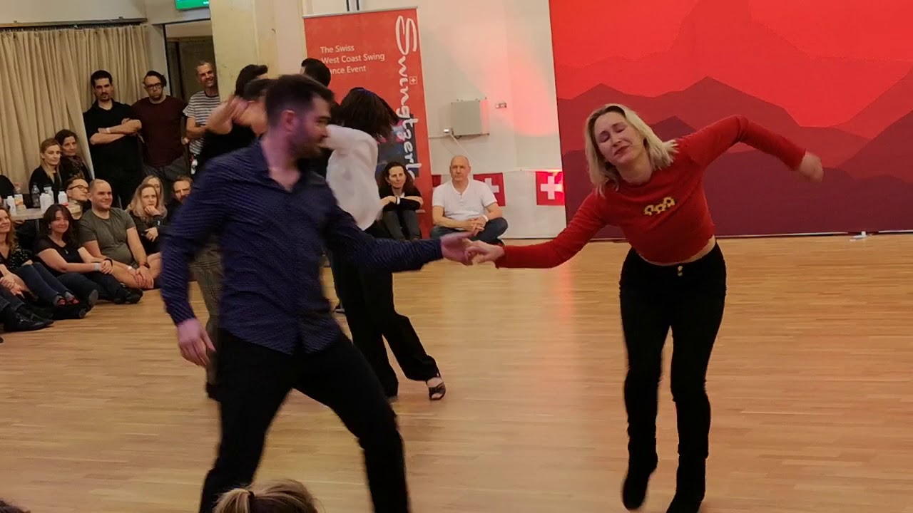 Swingtzerland 2020 pro show, all the teachers dancing live music on Friday night
