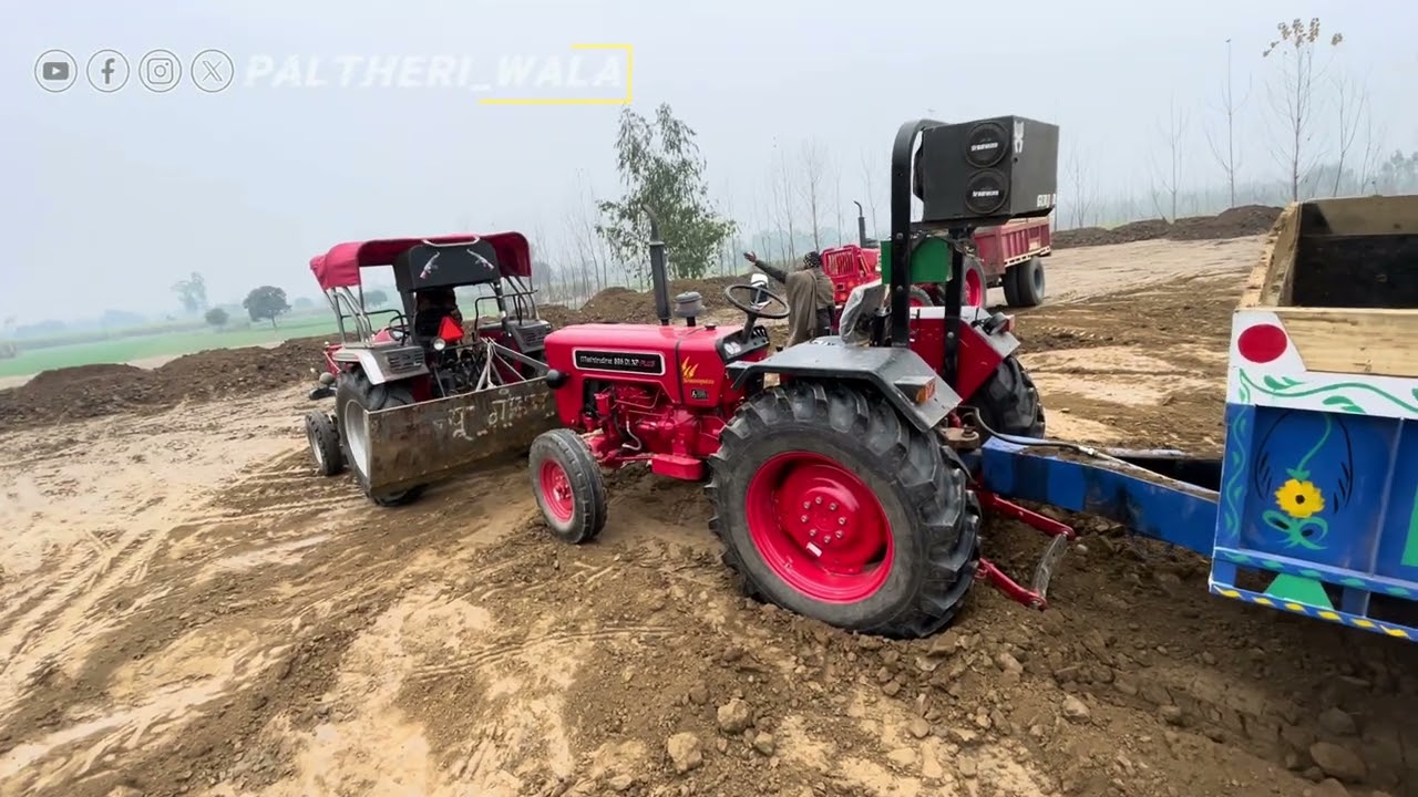 ट्रॉली हिलने तक भी नहीं देती ट्रैक्टरों को #tractor #viralvideo #mahindra #kisan #driver #trending 