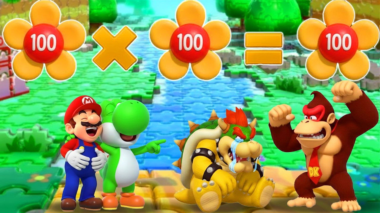 【マリオパーティ スイッチ】全2vs2対決 最強チームはどっち？マリオ＆ヨッシーVsクッパ＆ドンキーコング