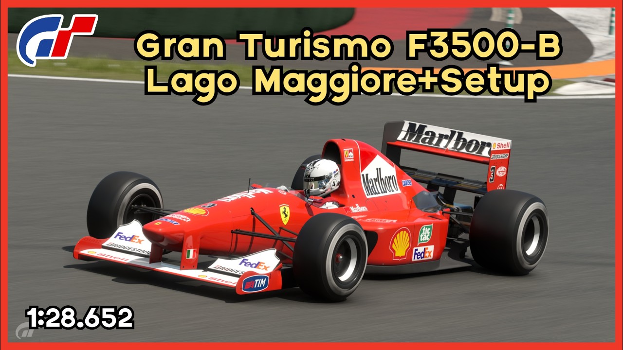 GT7 | Gran Turismo F3500-B Lago Maggiore 1:28.652 | Lap + Setup
