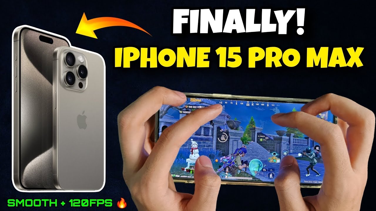 iPhone 15 Pro Max 🔥 Unboxing and PUBG TEST IN 2025 😍 SMOOTH + 120FPS 😈 || Full Gyro PUBGMOBILE!